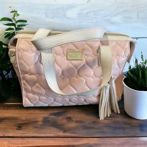 Betsey Johnson Pink Hearts bag